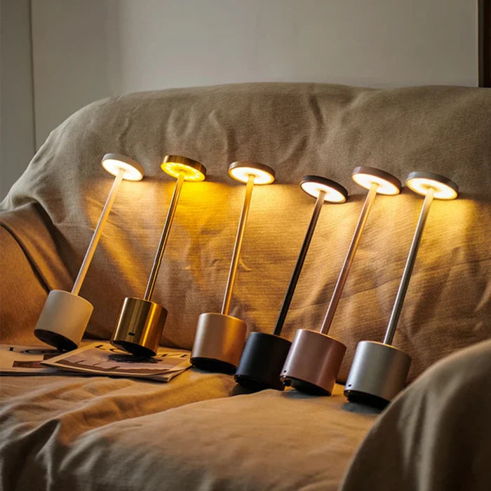 Abajur de Mesa Lumis Recarregável Sem Fio Decorativo - Neohousi