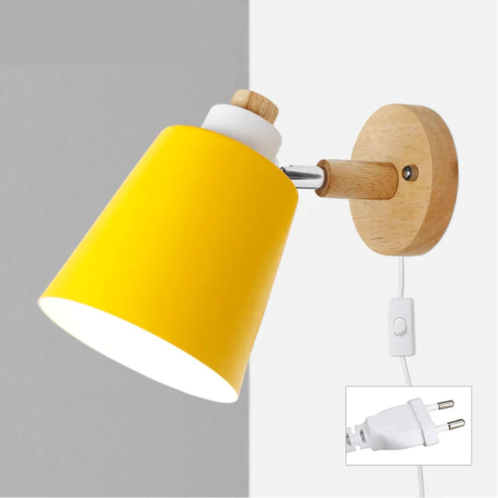 Arandela de Parede Wooden com Interruptor - Neohousi