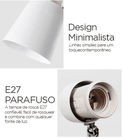 Arandela de Parede Wooden com Interruptor - Neohousi