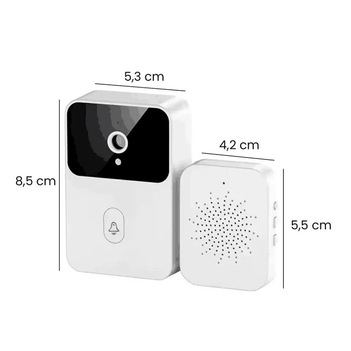 Campainha Com Câmera Vídeo Porteiro Sem Fio Wi-Fi HD Inteligente - Neohousi
