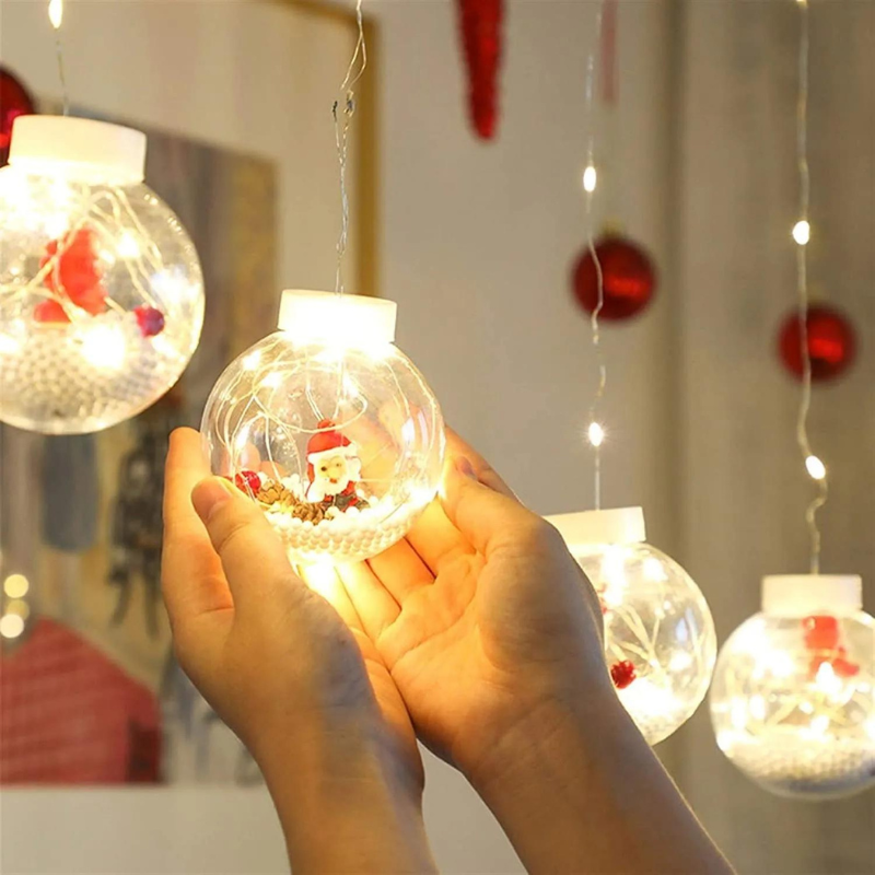 Varal de Luzes Decorativas Natalinas - Neohousi