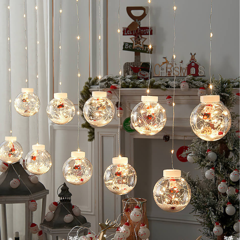 Varal de Luzes Decorativas Natalinas - Neohousi