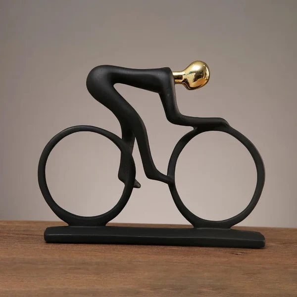 Estátua Ciclista Minimalista - Neohousi