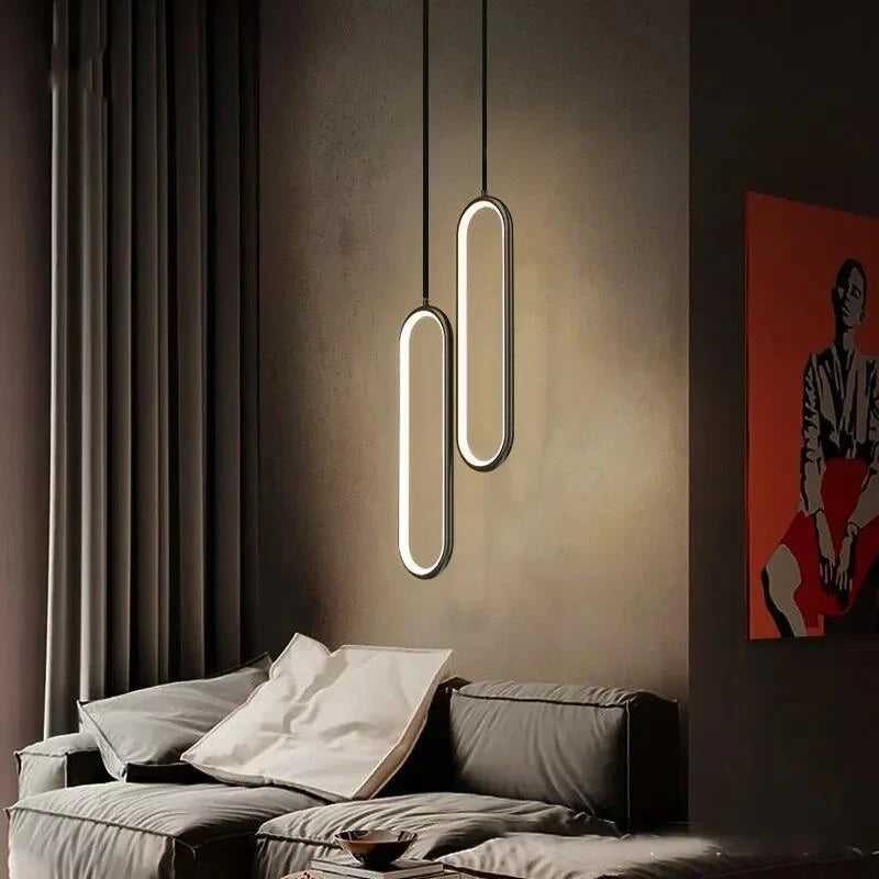 Luminária Pendente Led Moderna 2 Peças - Neo Elegance - Neohousi