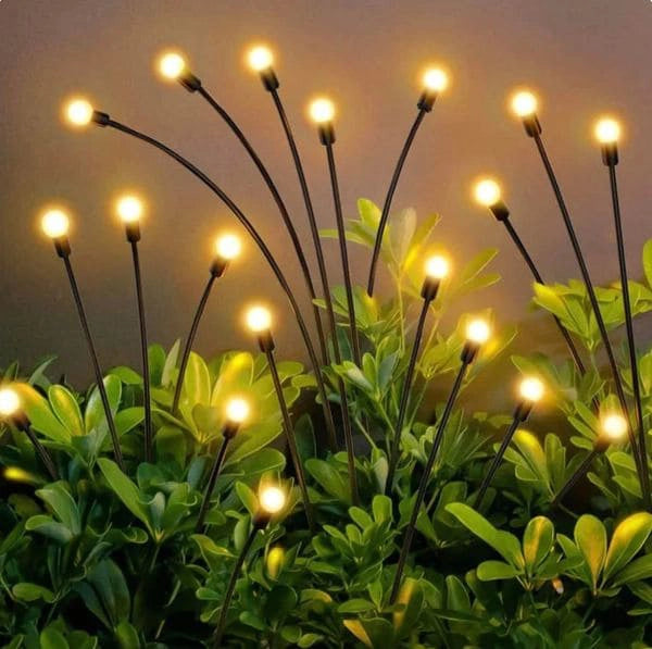 Luz Solar de Led Efeito Vagalume para Jardim - Neohousi