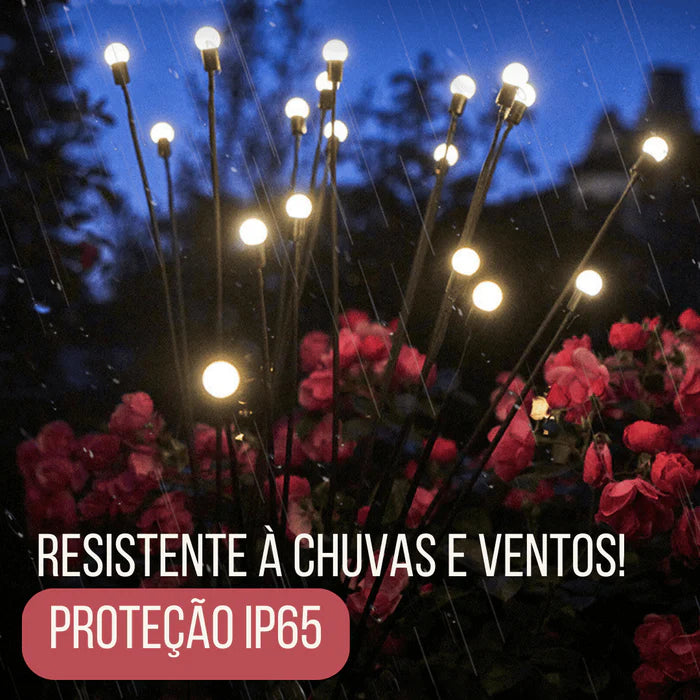 Luz Solar de Led Efeito Vagalume para Jardim - Neohousi