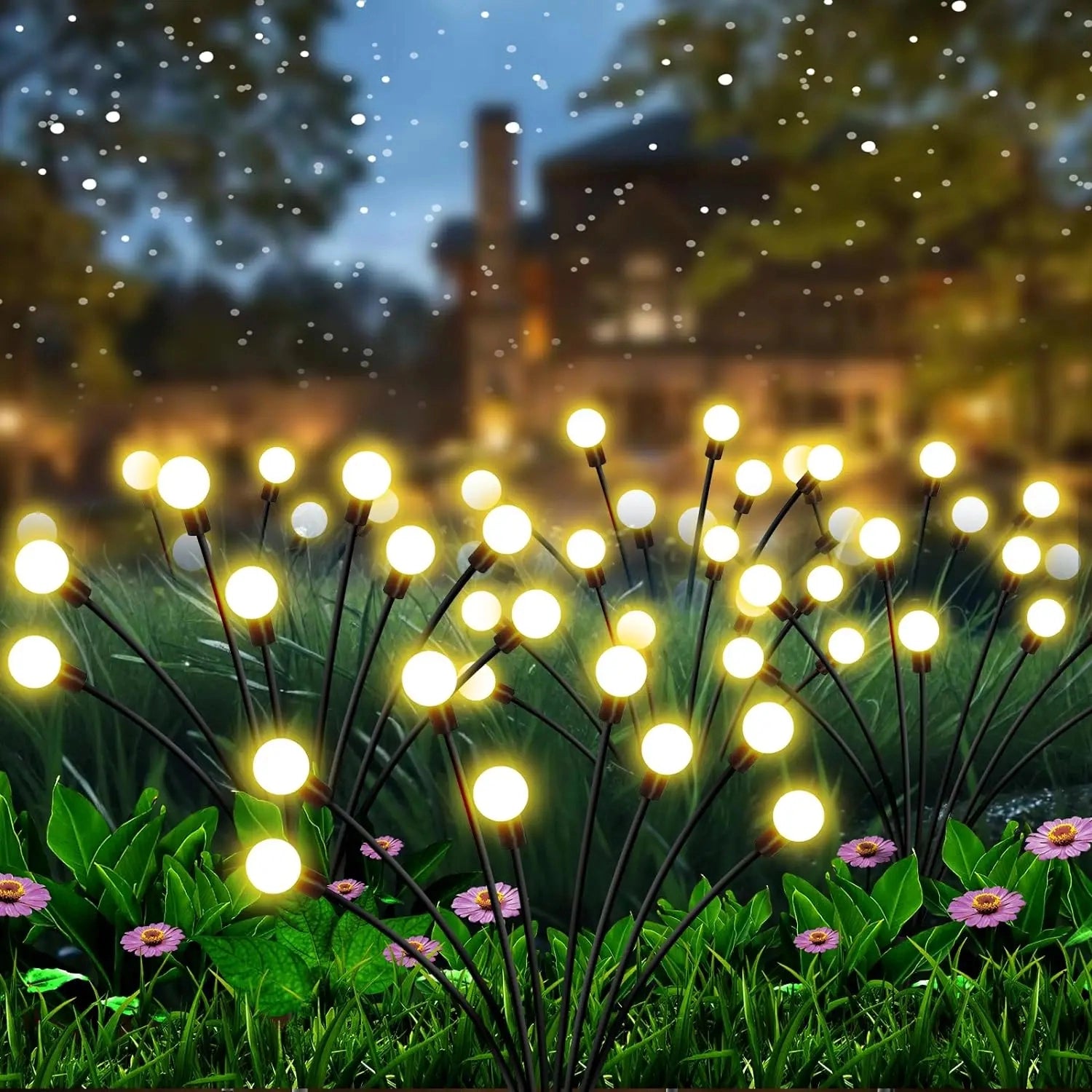 Luz Solar de Led Efeito Vagalume para Jardim - Neohousi