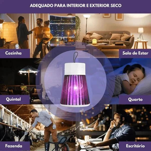 Repelente Elétrico BugBlitz UV - Defesa Contra Dengue e Mosquitos - Neohousi