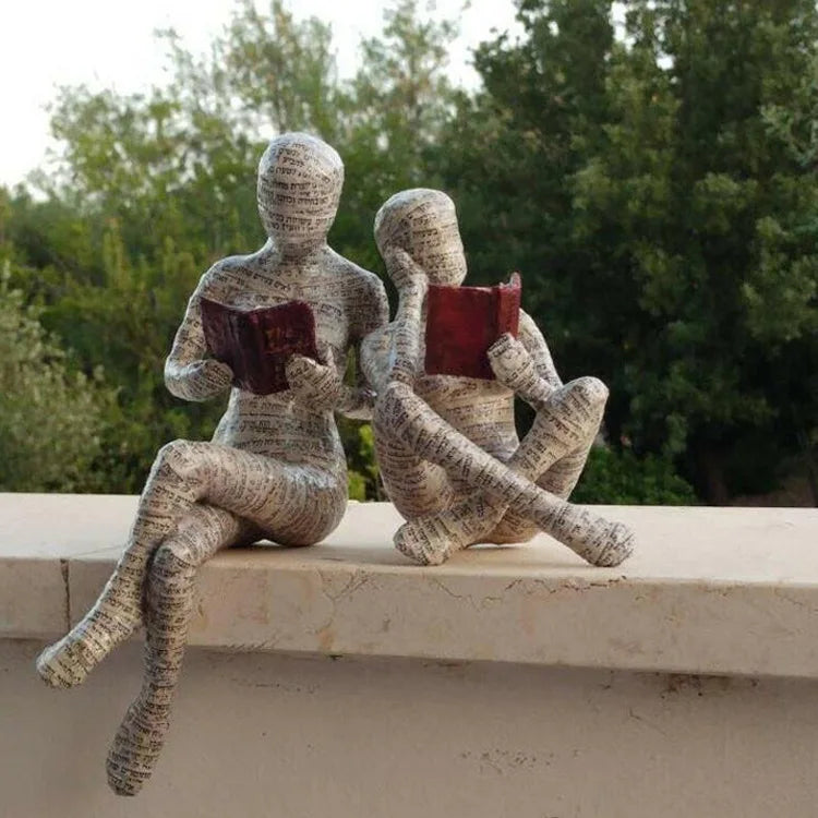 Escultura Decorativa O Leitor - Neohousi