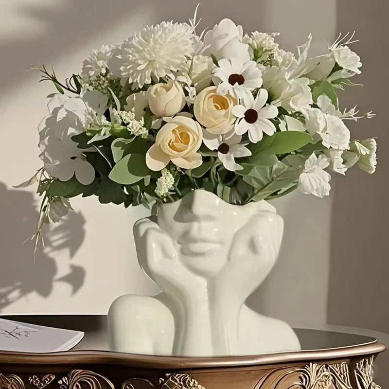 Vaso Escultura Florescente - Neohousi