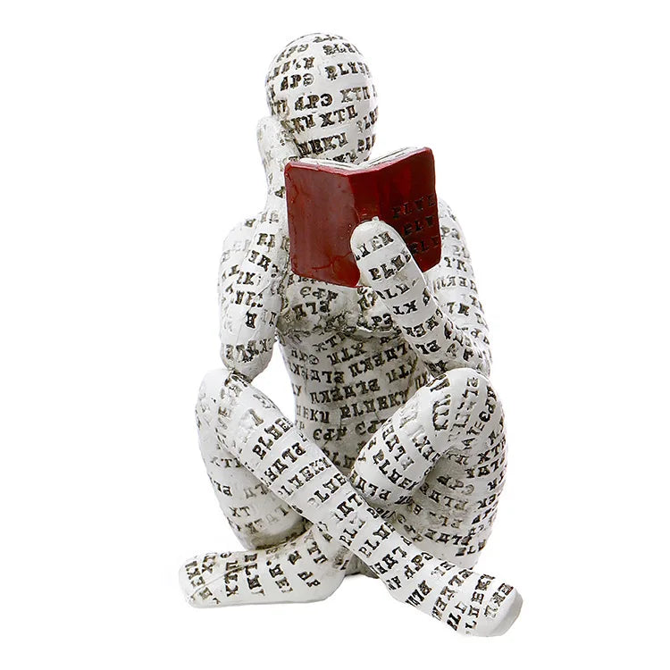 Escultura Decorativa O Leitor - Neohousi