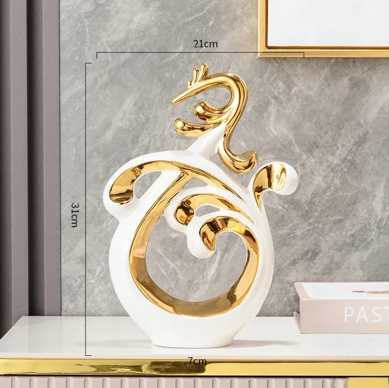 Escultura Decorativa Fênix - Neo Elegance - Neohousi