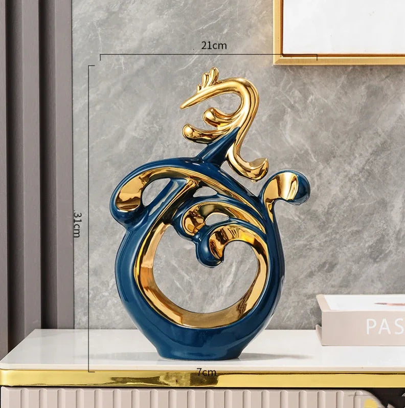 Escultura Decorativa Fênix - Neo Elegance - Neohousi