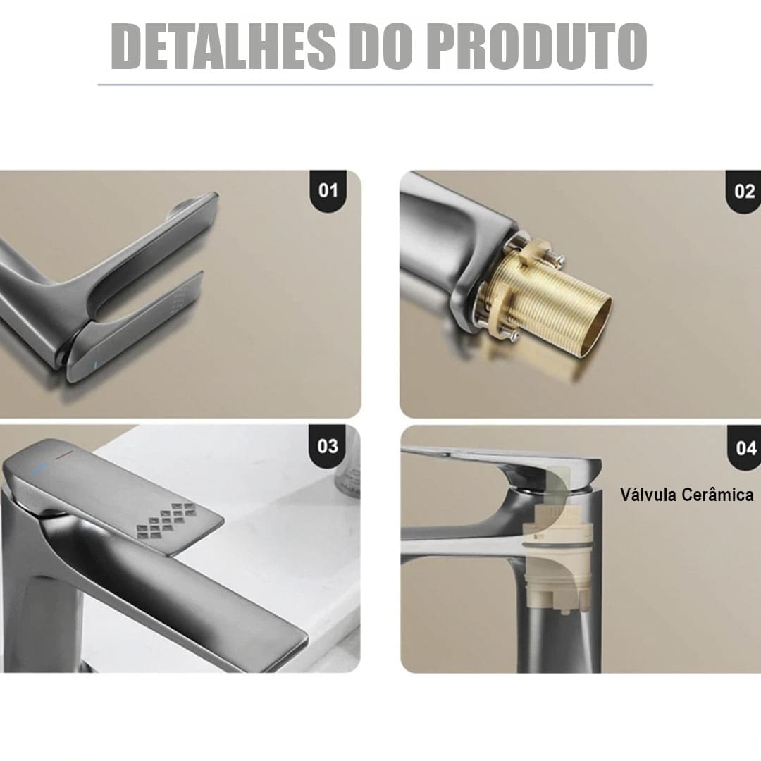 Torneira para Banheiro Monocomando - Verun - Neohousi
