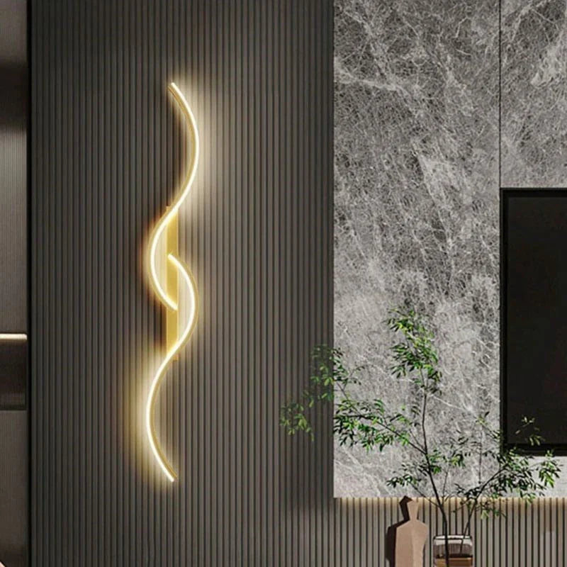 Arandela de Parede Interna Waves Elegance - Neohousi