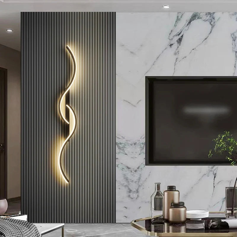 Arandela de Parede Interna Waves Elegance - Neohousi