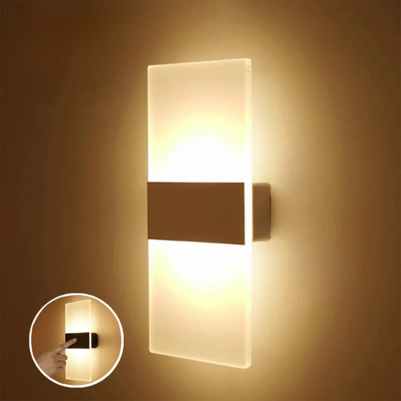 Arandela de Parede Transparente Com Sensor de Movimento - Neohousi