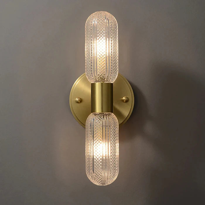 Arandela Dourada de Parede Interna Retro Elegance - Neohousi