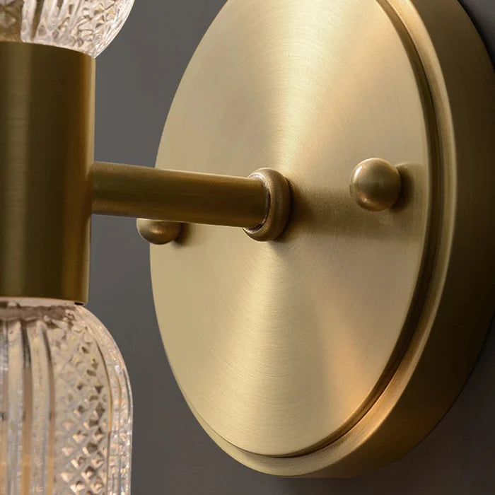 Arandela Dourada de Parede Interna Retro Elegance - Neohousi
