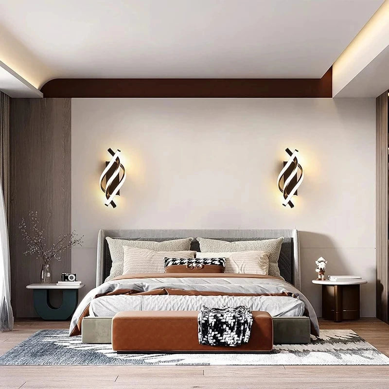 Arandela Moderna Espiral Led - Neohousi