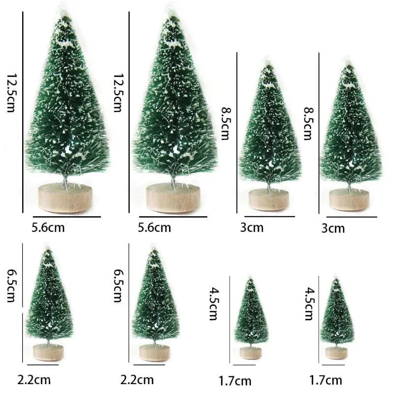 Conjunto Mini Árvores de Natal - Neohousi