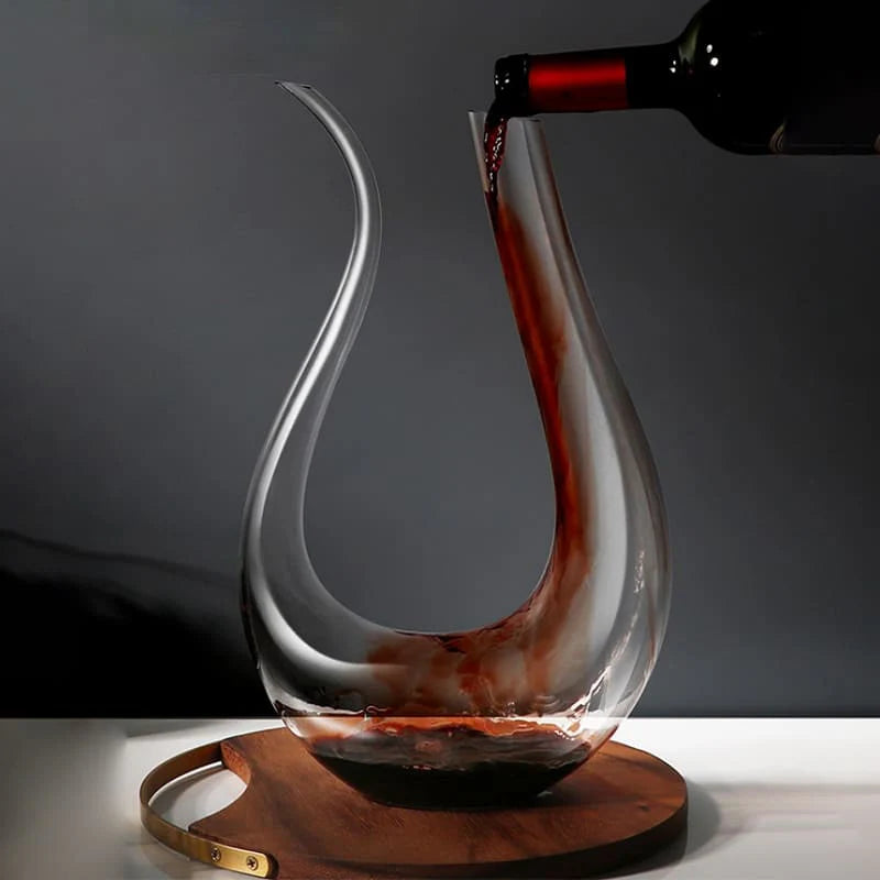 Decanter de Vinho Cristal Cisne - Neohousi