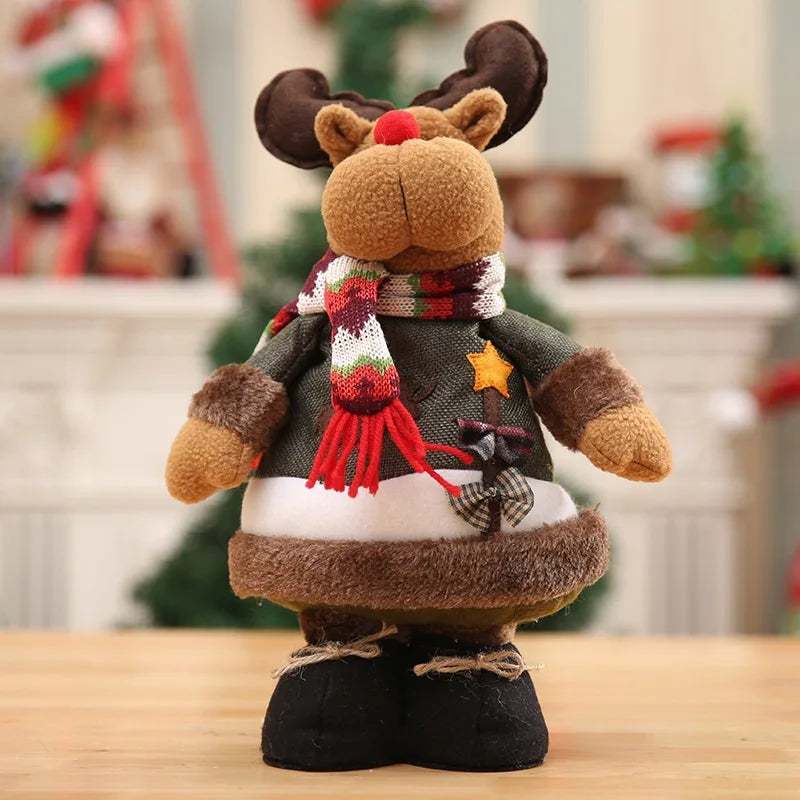 Decoração de Natal Conjunto Noel Boneco de Neve e Rena - Neohousi