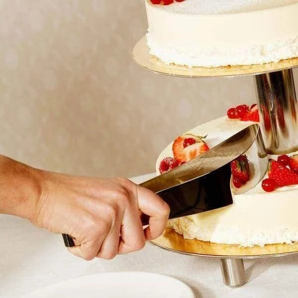 Fatiador de Bolo Aço Inox 304 Design Europeu para Festas e Confeitaria - Neohousi