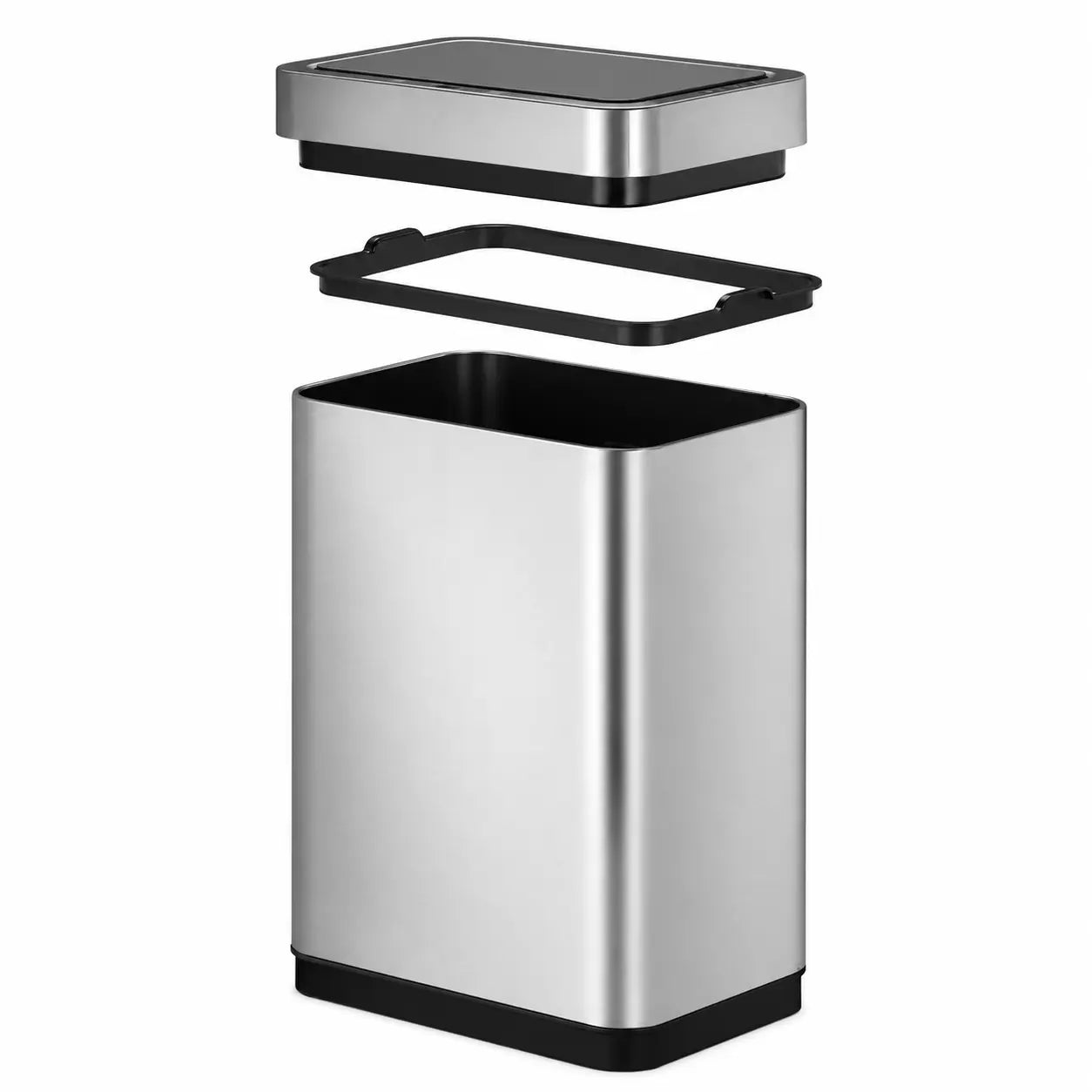 Lixeira Automática Inteligente 50 Litros Inox Sensor Touch