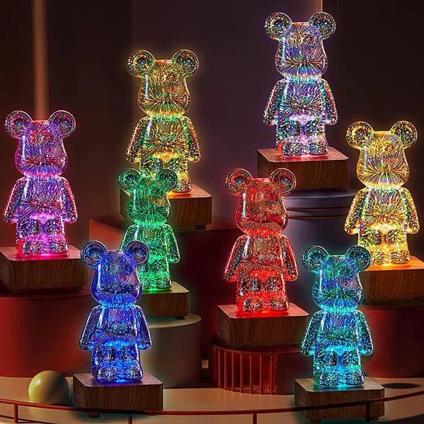 Luminária de Mesa Ursinho em Festa - Neohousi