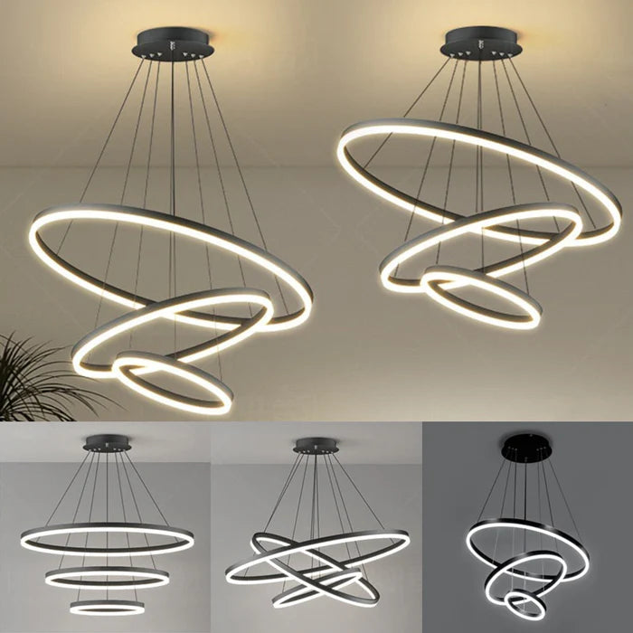 Lustre Pendente Nexus em LED com Controle Remoto - Neohousi