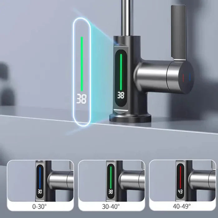 Torneira Gourmet Digital HydroTech com Sensor de Temperatura - Neohousi
