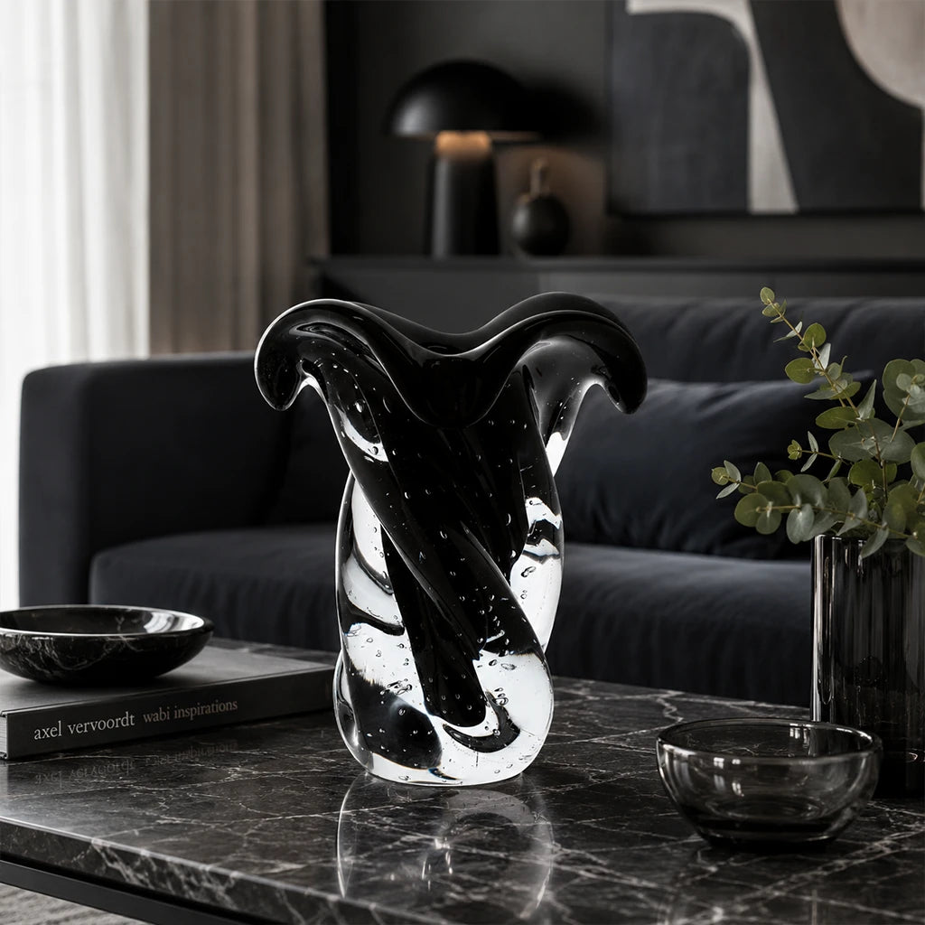 Vaso Decorativo em Murano Onda