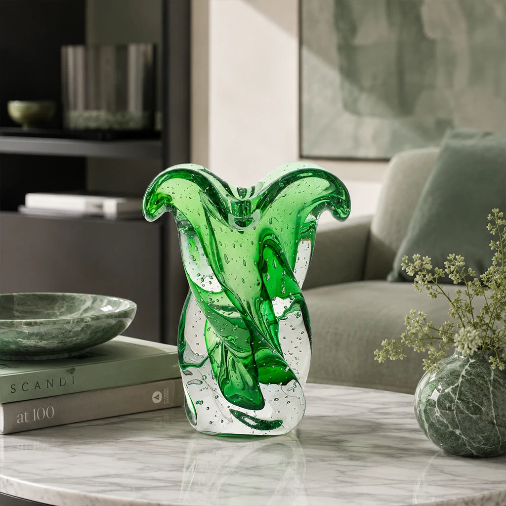 Vaso Decorativo em Murano Onda