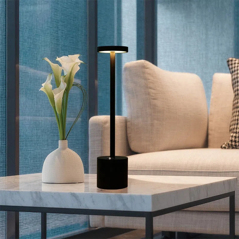 Abajur de Mesa Lumis Recarregável Sem Fio Decorativo - Neohousi