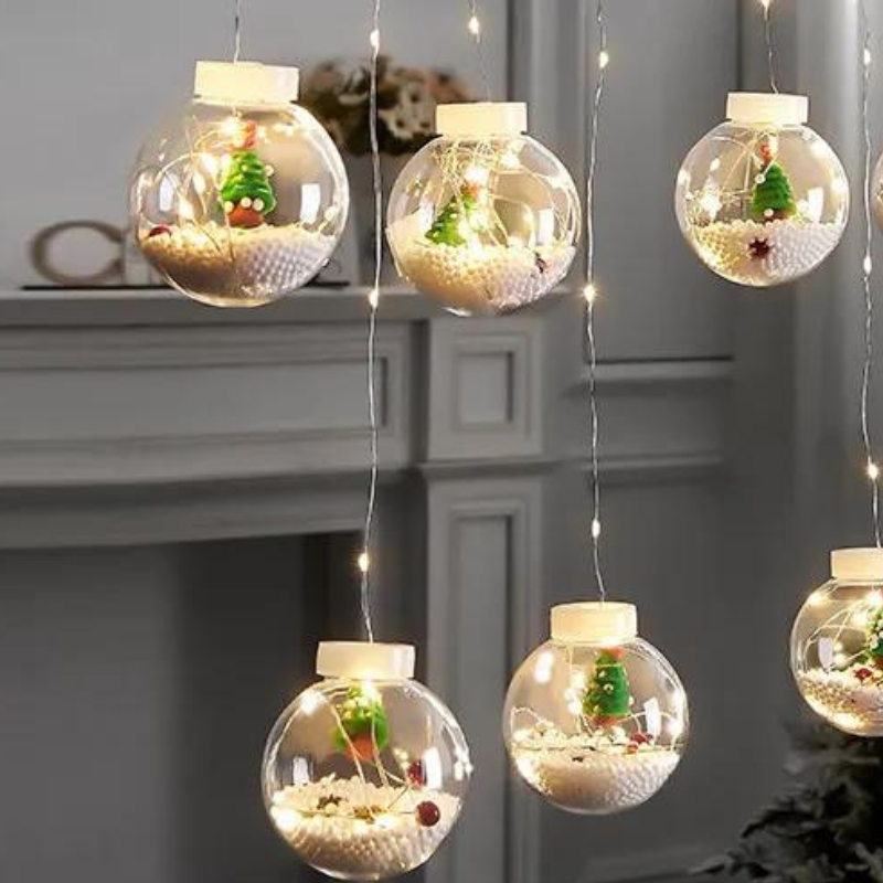 Varal de Luzes Decorativas Natalinas - Neohousi