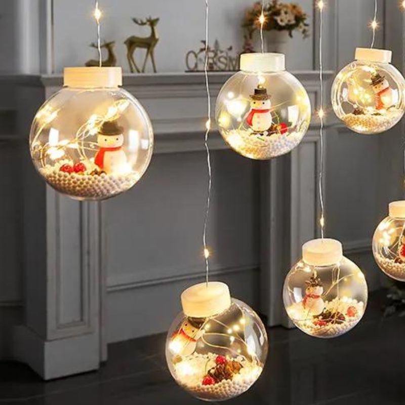 Varal de Luzes Decorativas Natalinas - Neohousi