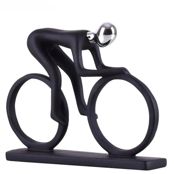 Estátua Ciclista Minimalista - Neohousi