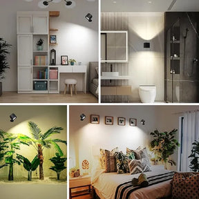 Arandela Led Neolight Foco Duplo Recarregável com Controle Remoto - Neohousi