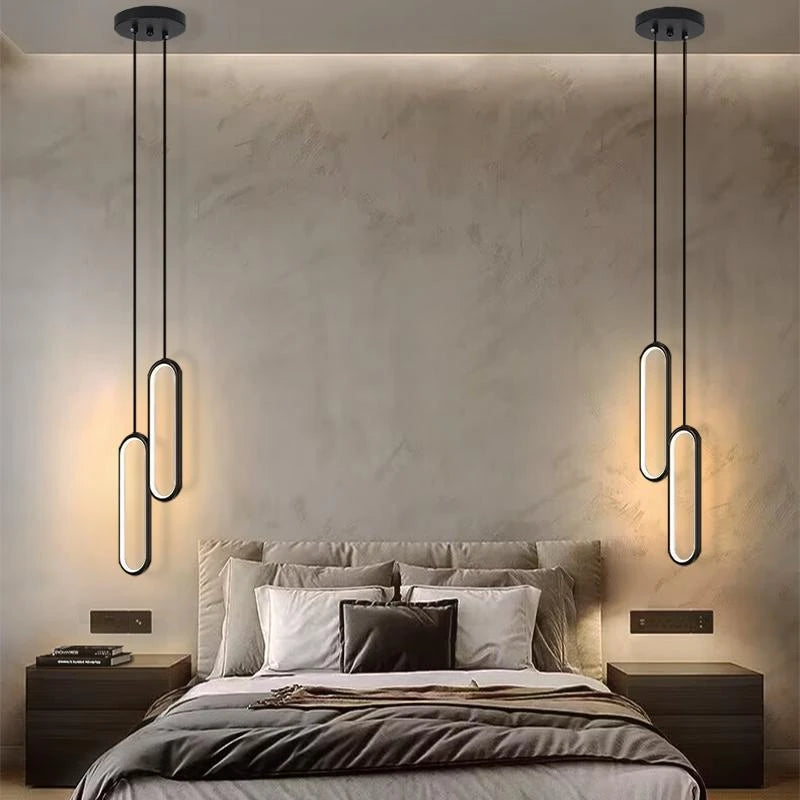 Luminária Pendente Led Moderna 2 Peças - Neo Elegance - Neohousi