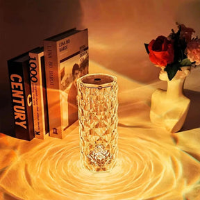 Luminária de Mesa Cristal LED USB Sensível ao Toque 16 cores - Neohousi