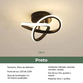 Lustre Led Minimalista Neohousi - Neohousi