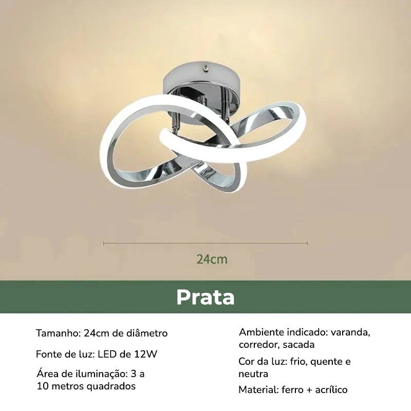 Lustre Led Minimalista Neohousi - Neohousi