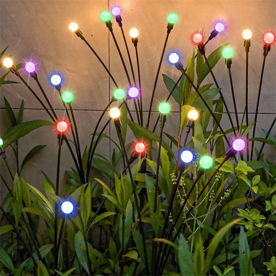 Luz Solar de Led Efeito Vagalume para Jardim - Neohousi