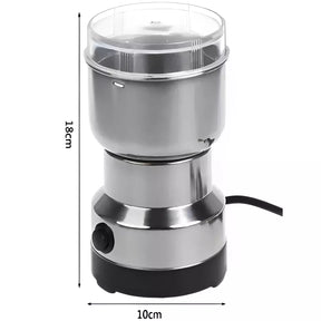 Moedor de Café e Grãos Elétrico Inox 150W – Durável e Compacto - Neohousi