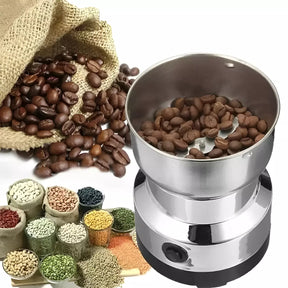 Moedor de Café e Grãos Elétrico Inox 150W – Durável e Compacto - Neohousi