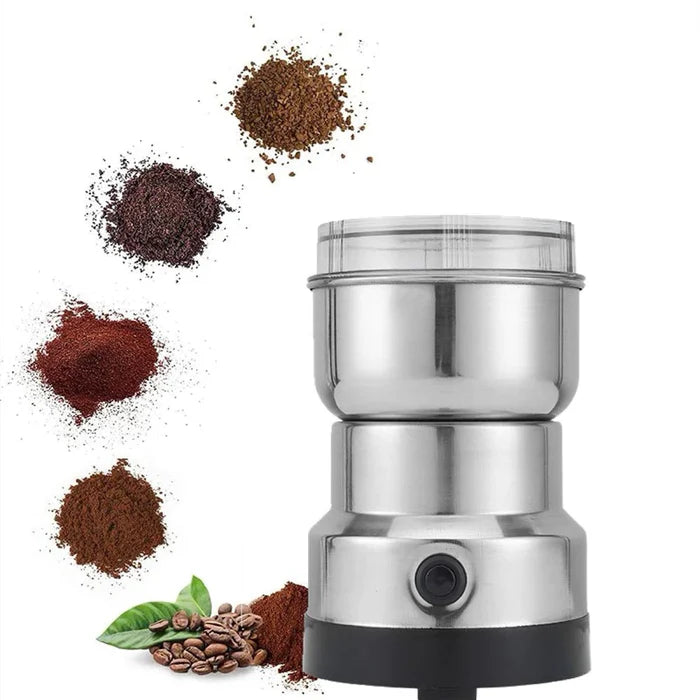Moedor de Café e Grãos Elétrico Inox 150W – Durável e Compacto - Neohousi