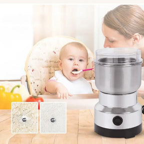 Moedor de Café e Grãos Elétrico Inox 150W – Durável e Compacto - Neohousi