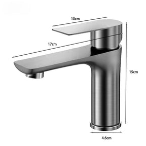 Torneira Monocomando para Banheiro e Lavabo Deluxe Inox - Neohousi