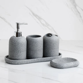 Kit para Banheiro Granito Premium - 5 Peças - Neohousi